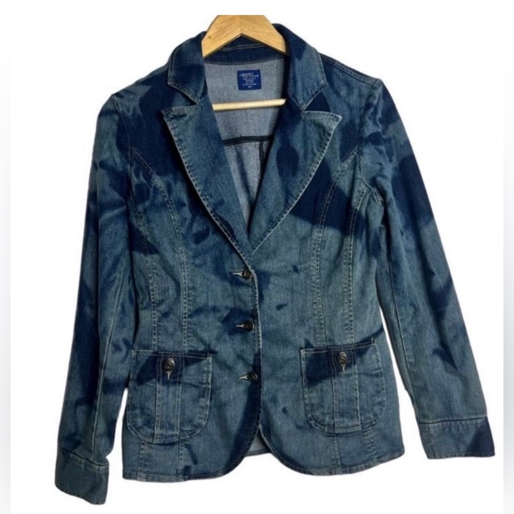 Women's Blue Denim Blazer E-5